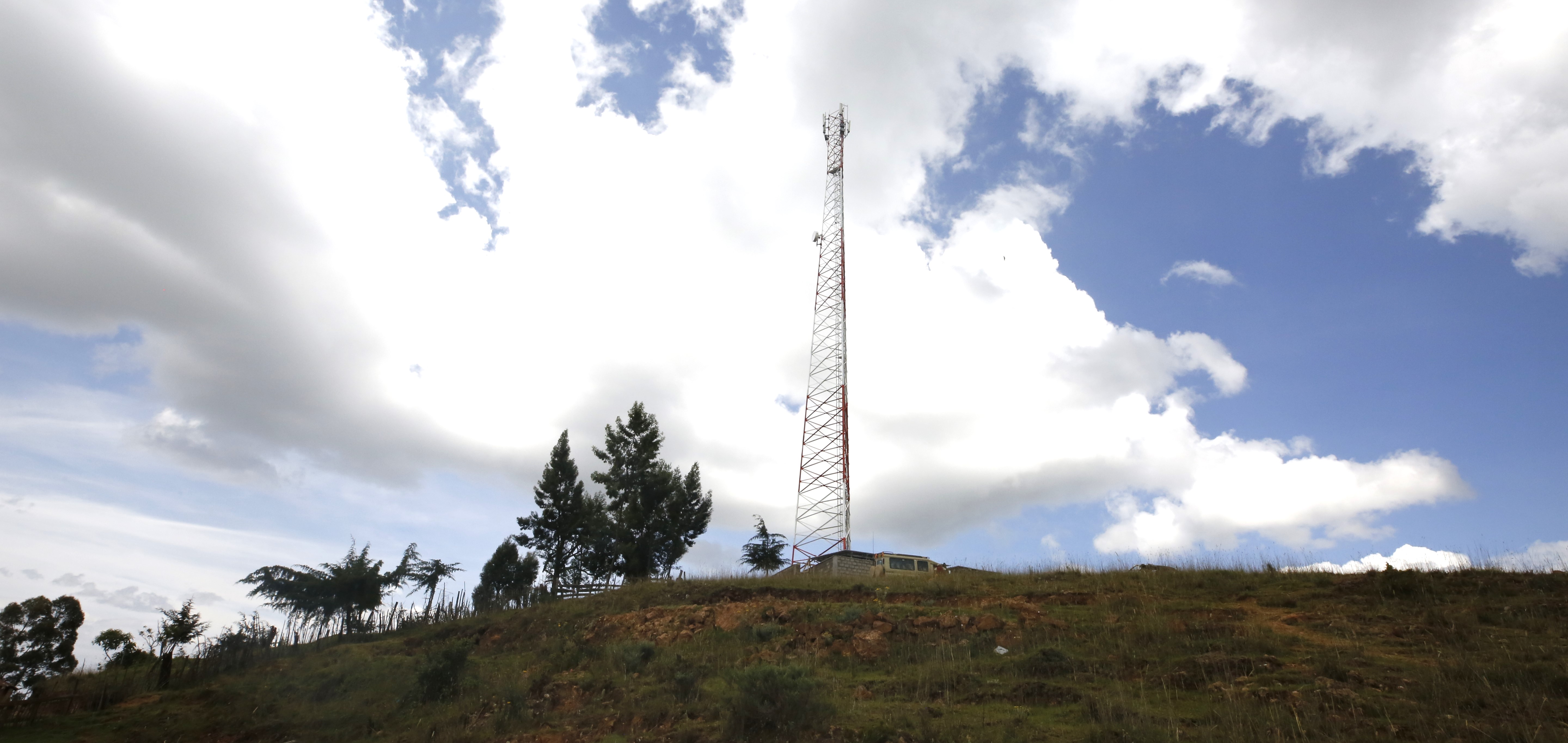 A Base Transceiver Station (BTS) constructed through the Universal Service Fund in Meshau, West Pokot County