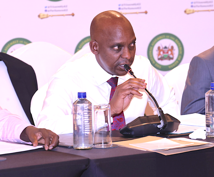 Director General Mr. David Mugonyi during the session